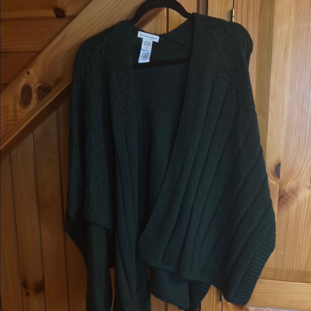 Dark Green Poncho